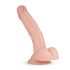 Real Fantasy Derek - ar reālistisku sēklinieku dildo - 22cm (dabīgs) 