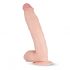 Real Fantasy Dwane - dzīvs izskata dildo ar sēkliniekiem - 31 cm (dabīgs) 