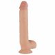 Real Fantasy Elvin - uzlādējams, reālistisks vibrators - 28 cm (dabīgs) 