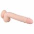 Real Fantasy Elvin - uzlādējams, reālistisks vibrators - 28 cm (dabīgs) 