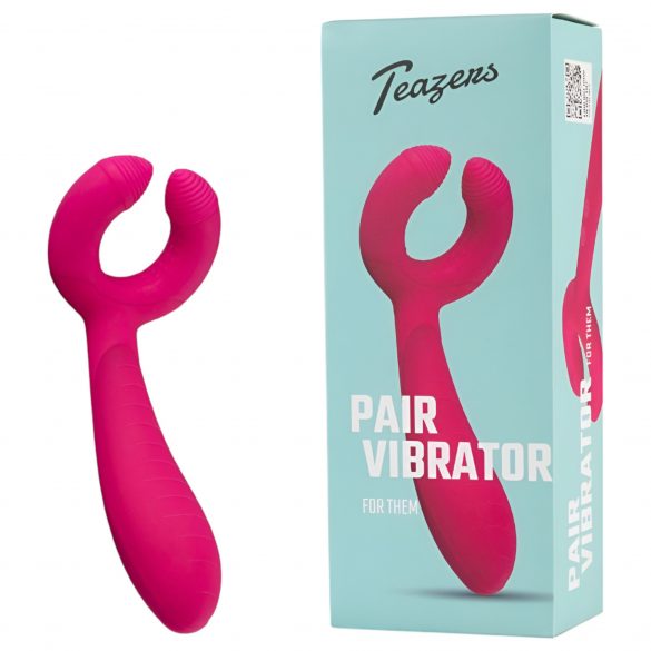 Easytoys Couple - uzlādējams, ūdensizturīgs pāru vibrators (rozā) 