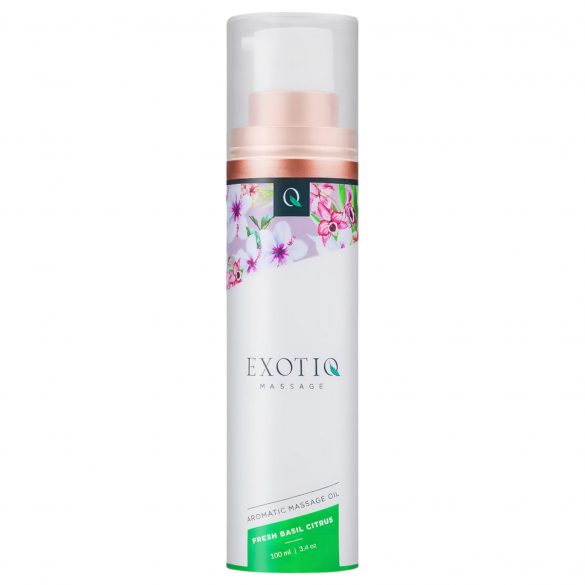 Exotiq - aromātiskā masāžas eļļa - baziliks-citrons (100ml) 