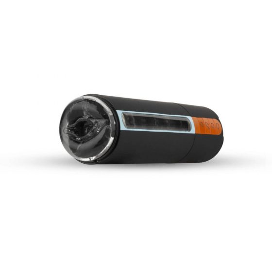 CRUIZR CP03 - akumulators, vibrējošs masturbators ar sūkšanas funkciju (melns)