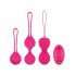 Easytoys LoveBalls - vibrējošu geiša bumbiņu komplekts - 3 gab. (rozā) 