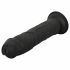 Easytoys - realistisks dildo - 17,5 cm (melns)