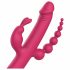 Dreamtoys Anywhere Pleasure Vibe - uzlādējams, 4 spārnu vibrators (rozā) 