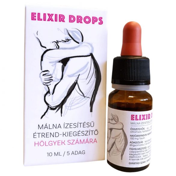 ELIKSĪRS - augu uztura bagātinātājs pilieni sievietēm (10 ml) - avene 