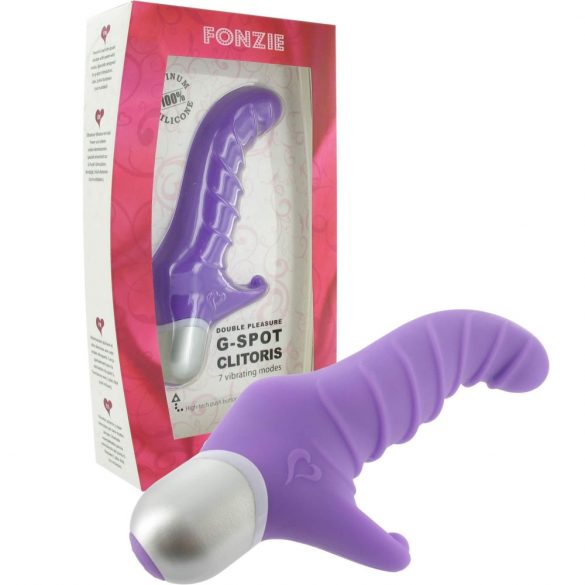 / FEELZTOYS Fonzie - klitora zari, rievo ar G punktu vibrators (violeta) 