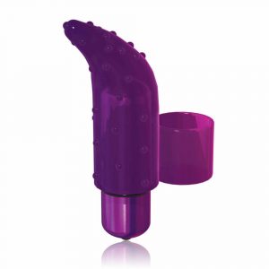 Frisky Finger - Viegla lilā ūdensizturīgā pirkstgalu vibrators