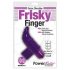 Frisky Finger - ūdensizturīgs pirkstu vibrators (violets) 