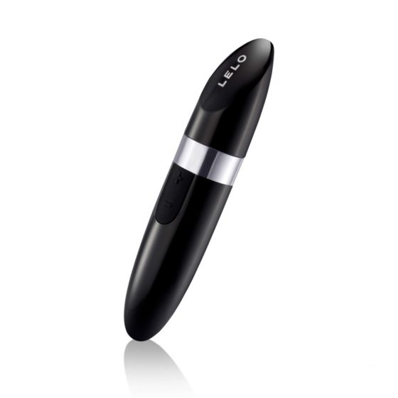LELO Mia 2 - ceļojumu lūpu krāsas vibrators (melns)