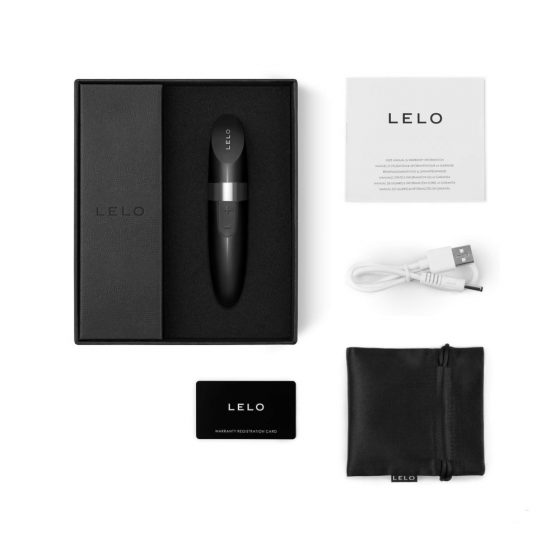 LELO Mia 2 - ceļojumu lūpu krāsas vibrators (melns)
