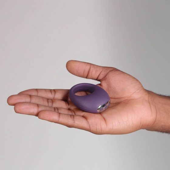 Je Joue Mio - akumulators, ūdensizturīgs, vibrējošs dzimumlocekļa gredzens (violets)