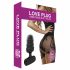 Mīlas spraudnis - mini anālais vibrators (melns) 