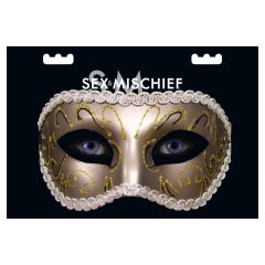 S&M - veidojaties, mirdzoša acu maska (bronza)