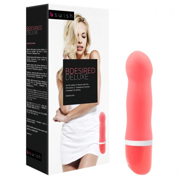 B SWISH Bdesired Deluxe - pirkstizvibrators ar izteiktu galvu (koraļļužuanas)
 