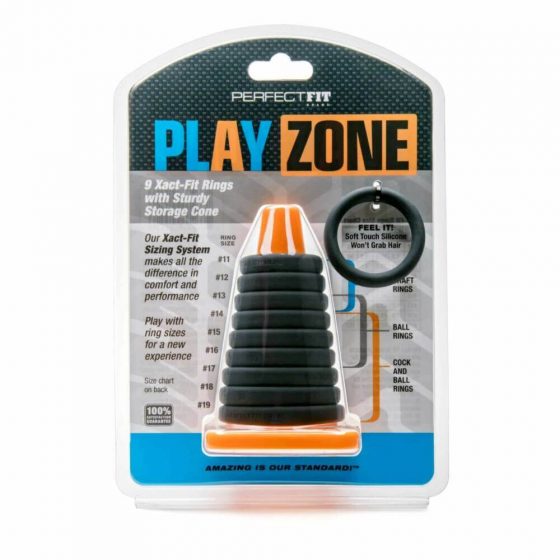 Play Zone - peenise- ja munandirõngad ja venituskomplekt (9-osaline)