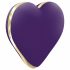 RS Icons Heart - uzlādējams klitora vibrators (violets) 