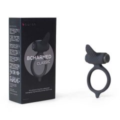   B SWISH Bcharmed - vibrējošs dzimumlocekļa gredzens (melns)