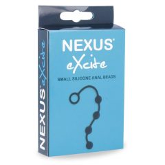  Nexus Excite - neliels anālās pērlītes (4 bumbiņas) - melns