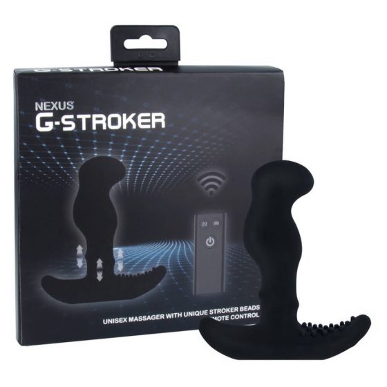 Nexus G-stroker - tālvadības prostatas vibrators (melns)