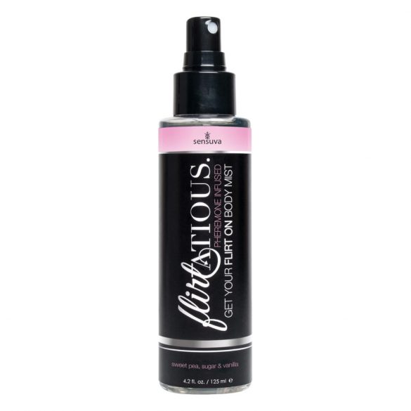 Sensuva Flirtatious - feromonu ķermeņa aerosols - vaniļas-gārsa (125ml) 