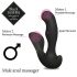 FEELZTOYS Black Jamba - tālvadības apsildāma anālā vibrators (melna) 