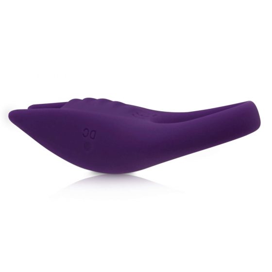 RS Soiree - akumulatora dzimumlocekļa gredzens un pāru vibrators (violets)