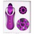 FEELZTOYS Clitella - uzlādējams, griešanās, orālais vibrators (violets) 