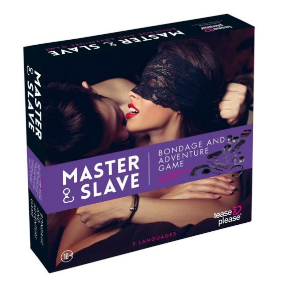 Master & Slave - sidumismängu komplekt (lilla-must)