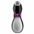 Satisfyer Penguin - akumulators, ūdensnecaurlaidīgs klitora stimulators (melns-balts) 