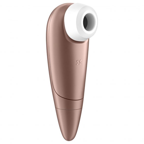 Satisfyer 1 Number One - ūdensizturīgs gaisa viļņu klitora stimulators (brūns) 