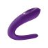 Satisfyer Double Classic - ūdensizturīgs, uzlādējams pāru vibrators (violetā krāsā) 