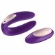 Satisfyer Double Plus Remote - tālvadāms, akumulatora pāru vibrators (violets) 