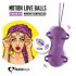 FEELZTOYS Twisty - radio, ūdensizturīga, rotējoša vibrējoša olšūna (violeta) 