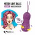 FEELZTOYS Foxy - akumulatora, radio, ūdensnecaurlaidīga vibrācijas ola (violeta) 