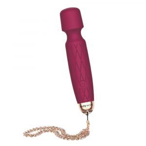 Bodywand Luxe - akumulatora, mini masāžas vibrators (tumši rozā)