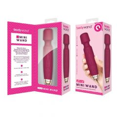   Bodywand Luxe - akumulatora, mini masāžas vibrators (tumši rozā)