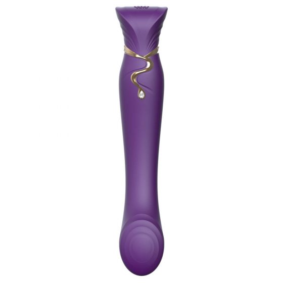 ZALO Queen - impulsvīļņu G-punkta un klitora vibrators (violets)