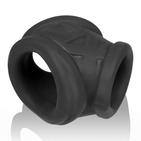 OXBALLS Oxsling Cocksling - dzimumlocekļa gredzens un sēklinieku stiepšanas gredzens (melns)