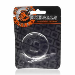   OXBALLS Donut 2 - īpaši biezs dzimumlocekļa un sēklinieku gredzens (caurspīdīgs)