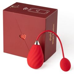   Magic Motion Sundae - gudrais, uzlādējamais vibrējošais ola (sarkans)
