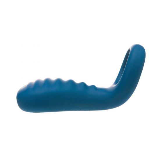 OHMIBOD Bluemotion Nex 3 - viedā, uzlādējamā vibrējošā dzimumlocekļa gredzens (zils)
